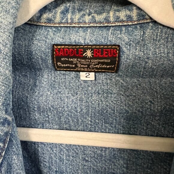 Vintage Oversized Denim Jacket - Picture 5 of 5